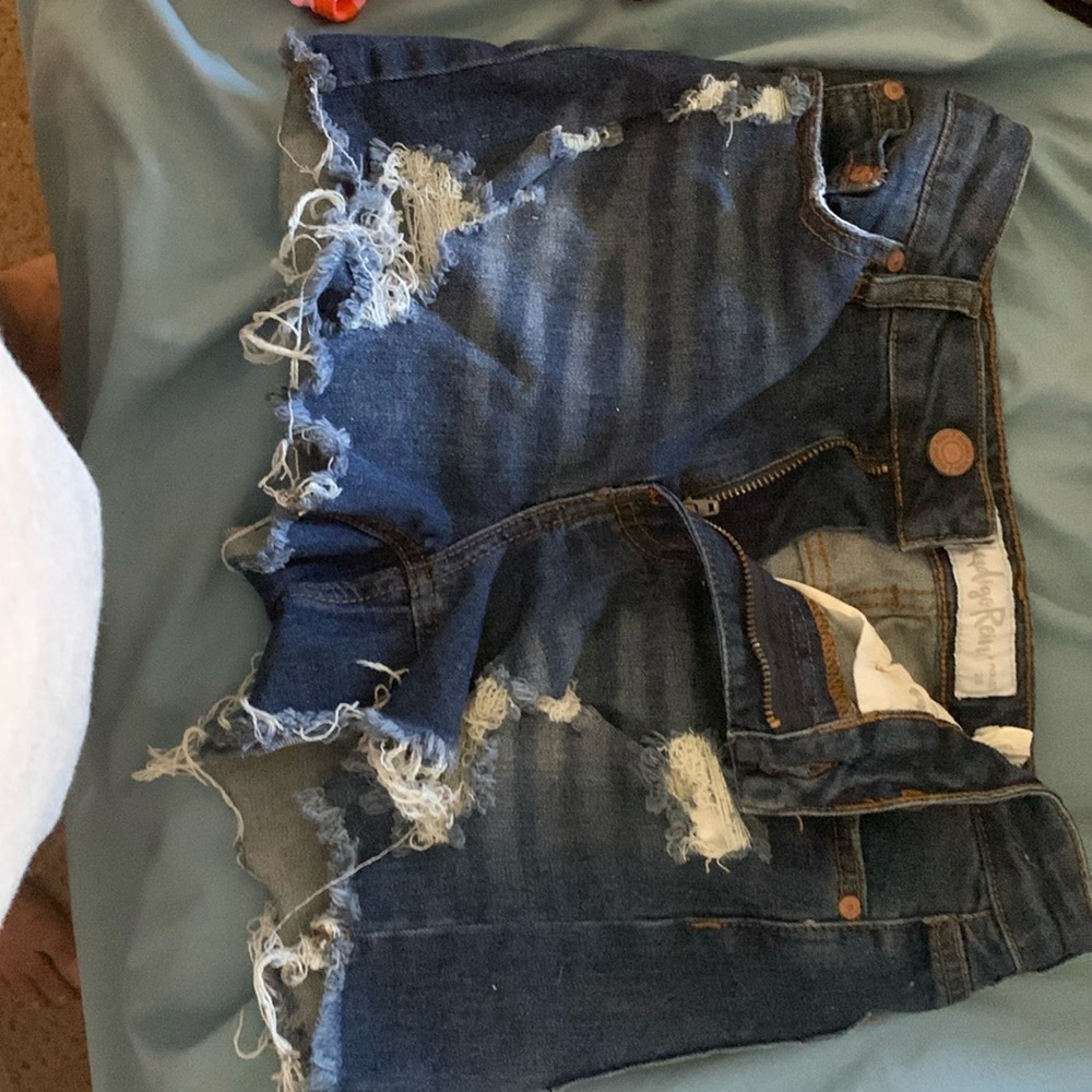 Indigo Rein blue jean shorts